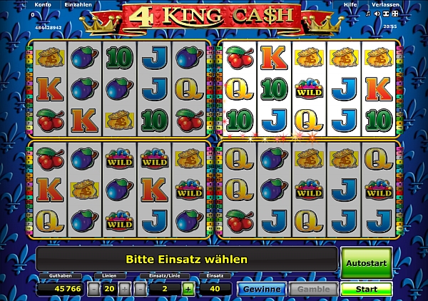 4 King Cash - kostenlos bei Stargames