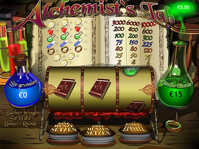 Alchemists Lab Swiss Casino