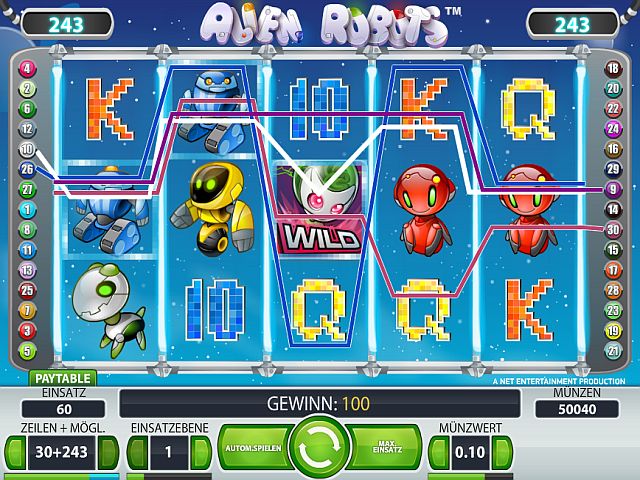 Alien Robots Spielautomat
