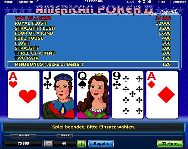 American Poker 2 spielen