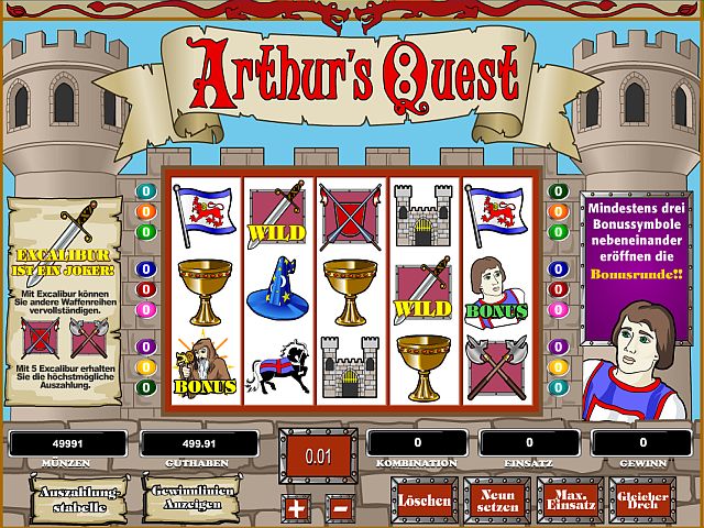 Arthurs Quest online spielen bei Mybet