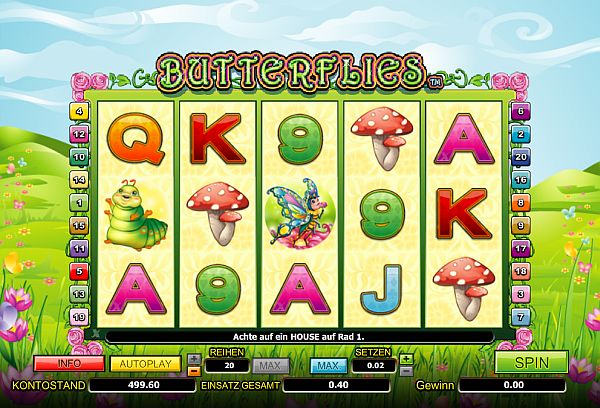 Butterflies kostenlos online spielen