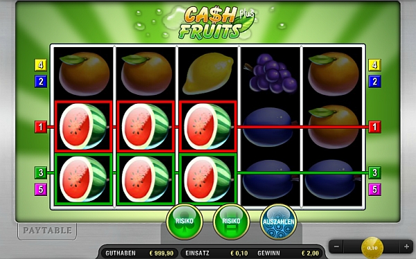 Cash Fruits Plus von Merkur 