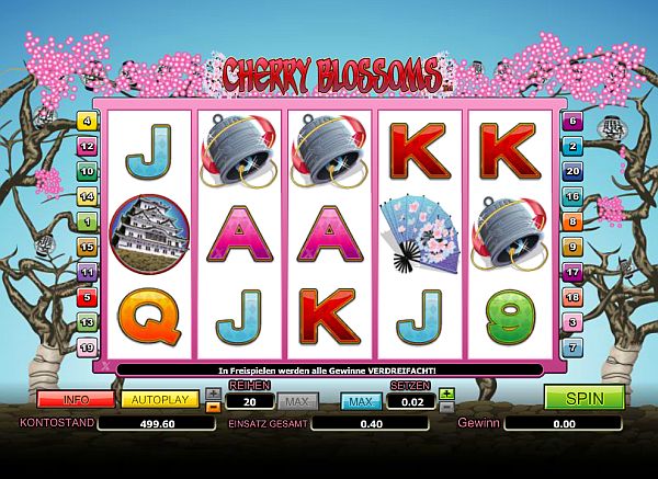 Cherry Blossoms online spielen im Mybet Casino