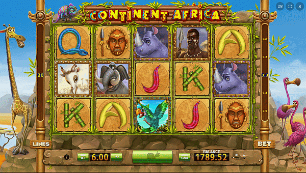 Continent Africa Spielautomat
