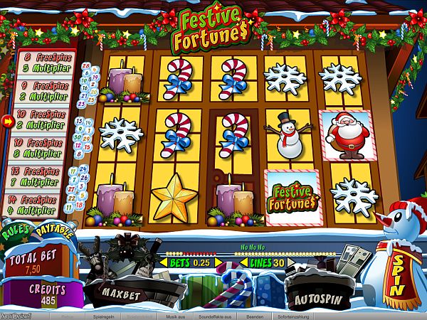 Festive Fortunes im Party Casino