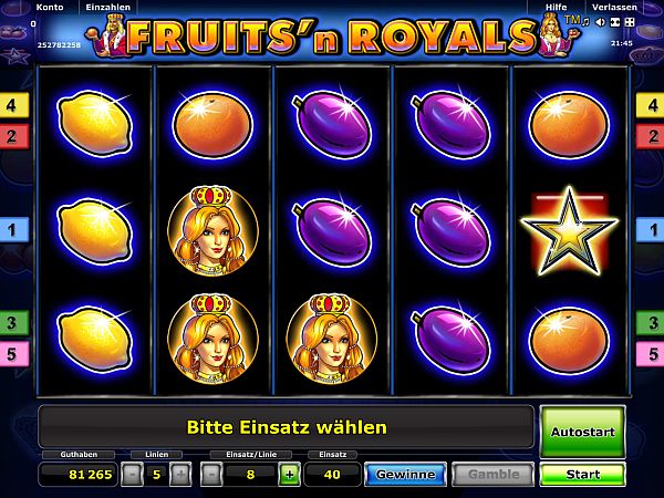 Fruits 'n Royals spielen