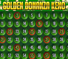 Golden Bonanza Keno
