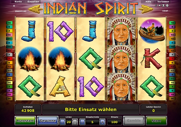 Indian Spirit von Novoline