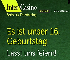 Intercasino Bonus 250€