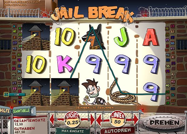 Jail Break online spielen im Party Casino