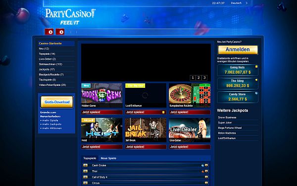 Party Casino Bonusaktionen