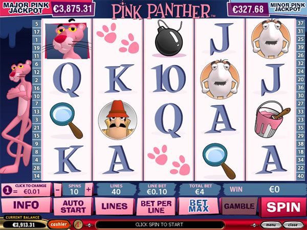 Pink Panther Jackpotspiel