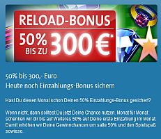 Sunmaker Reload Bonus