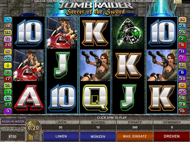 Tomb Raider 2 Spielautomat