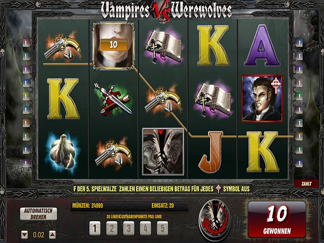 Vampires vs Werevolves Slot