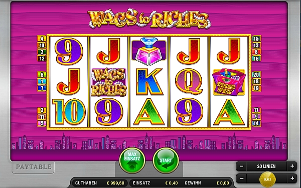 Wags to Riches online spielen