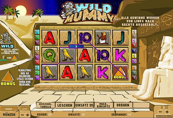 Wild Mummy spielen