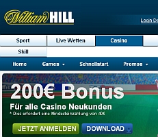 William Hill Bonus